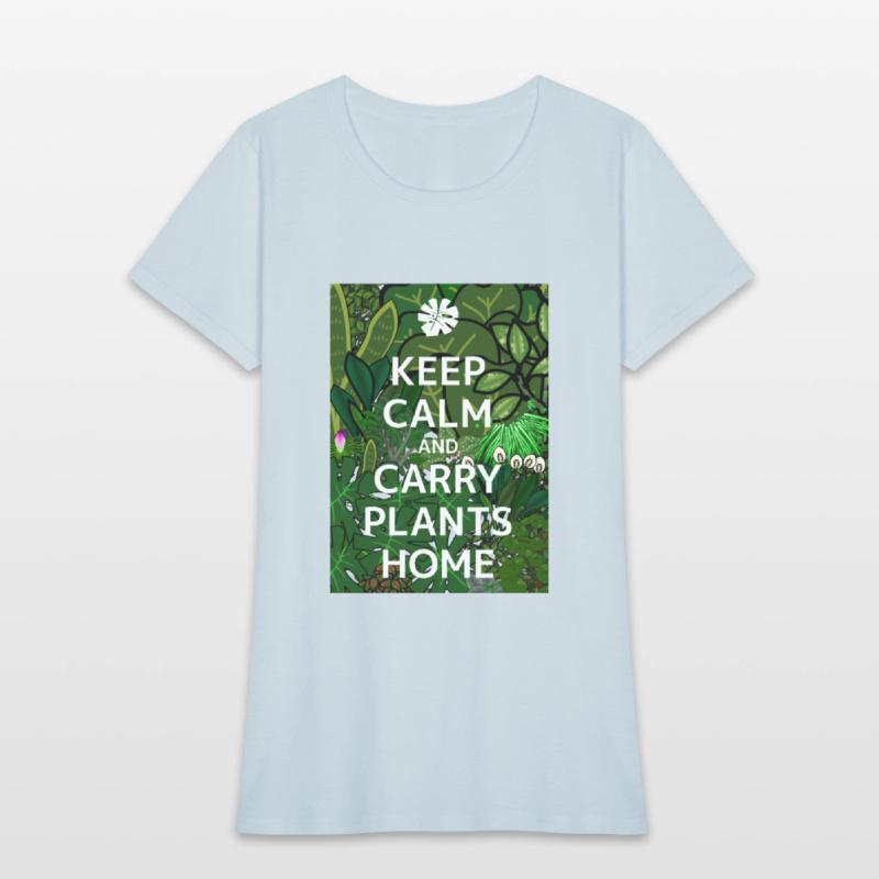 Keep calm carry plants parody meme (jungle theme)