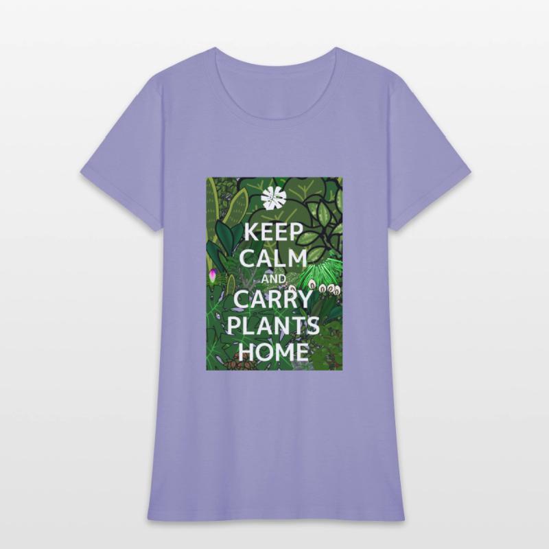 Keep calm carry plants parody meme (jungle theme)