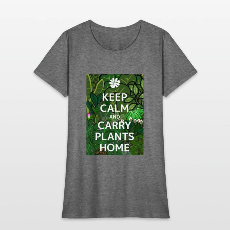 Keep calm carry plants parody meme (jungle theme)