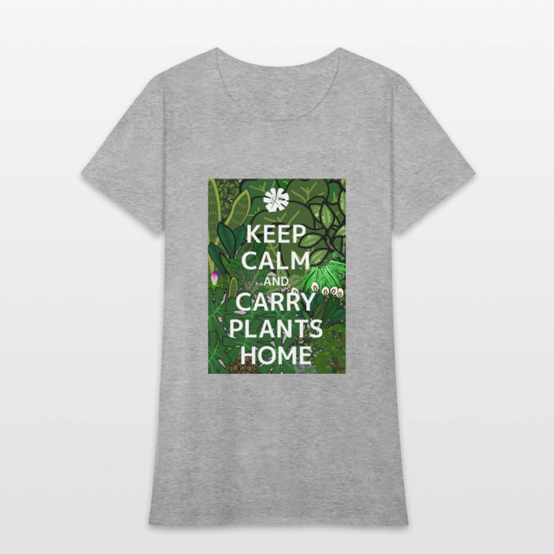 Keep calm carry plants parody meme (jungle theme)