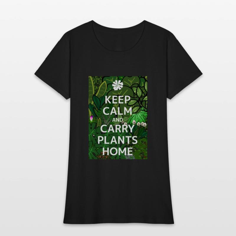 Keep calm carry plants parody meme (jungle theme)