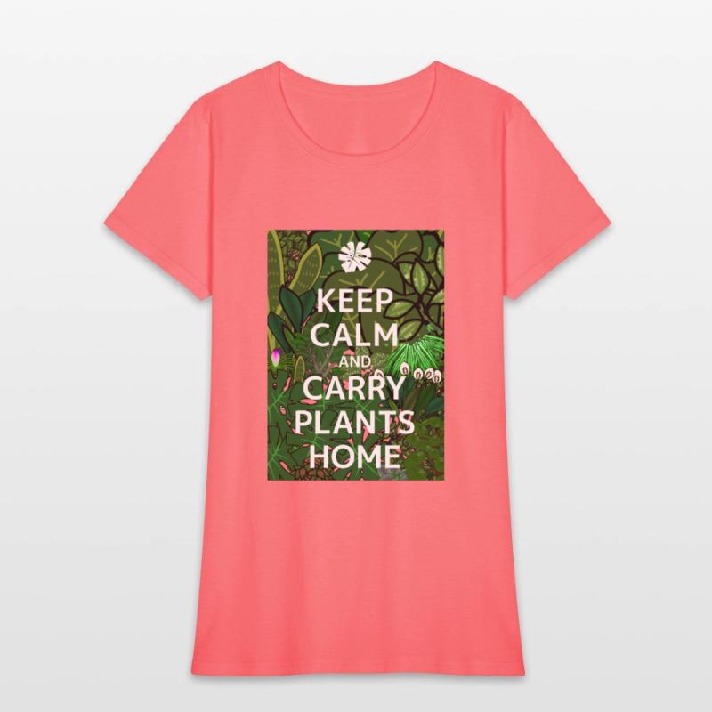 Keep calm carry plants parody meme (jungle theme)