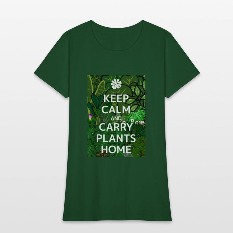 Keep calm carry plants parody meme (jungle theme)