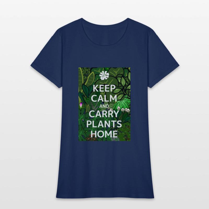 Keep calm carry plants parody meme (jungle theme)
