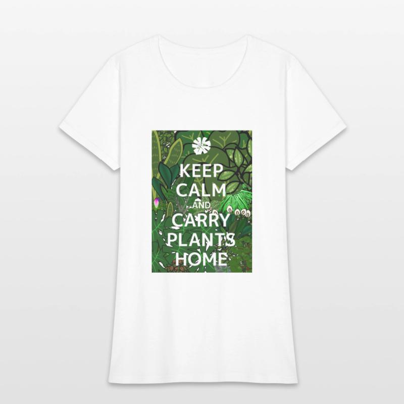 Keep calm carry plants parody meme (jungle theme)