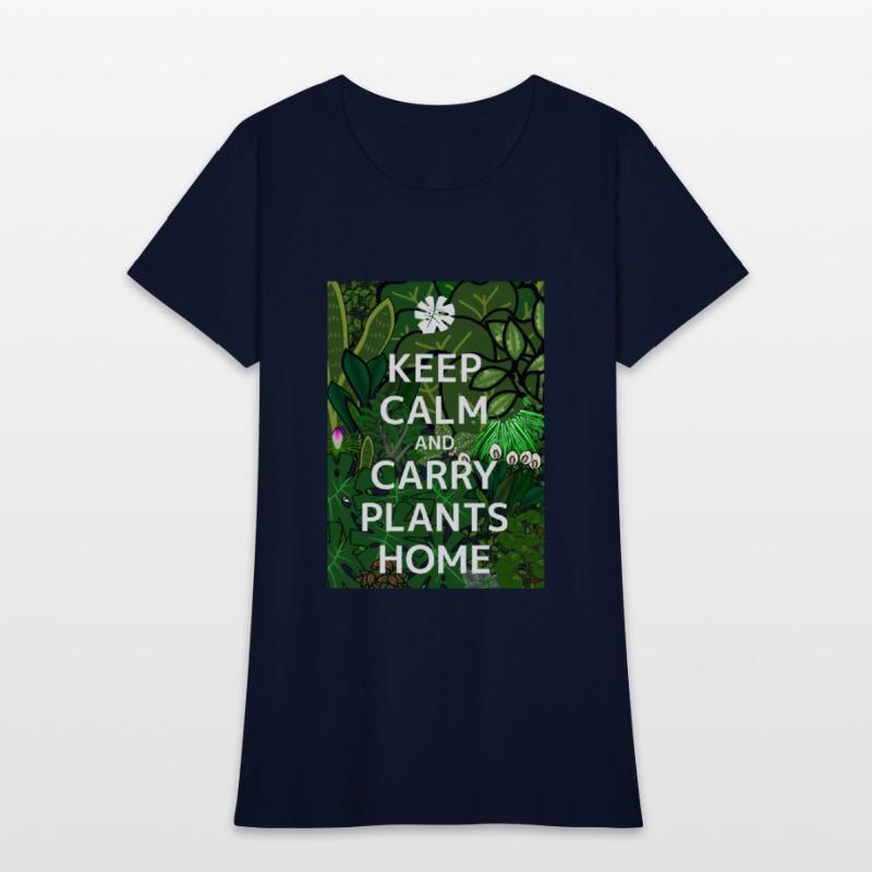 Keep calm carry plants parody meme (jungle theme)