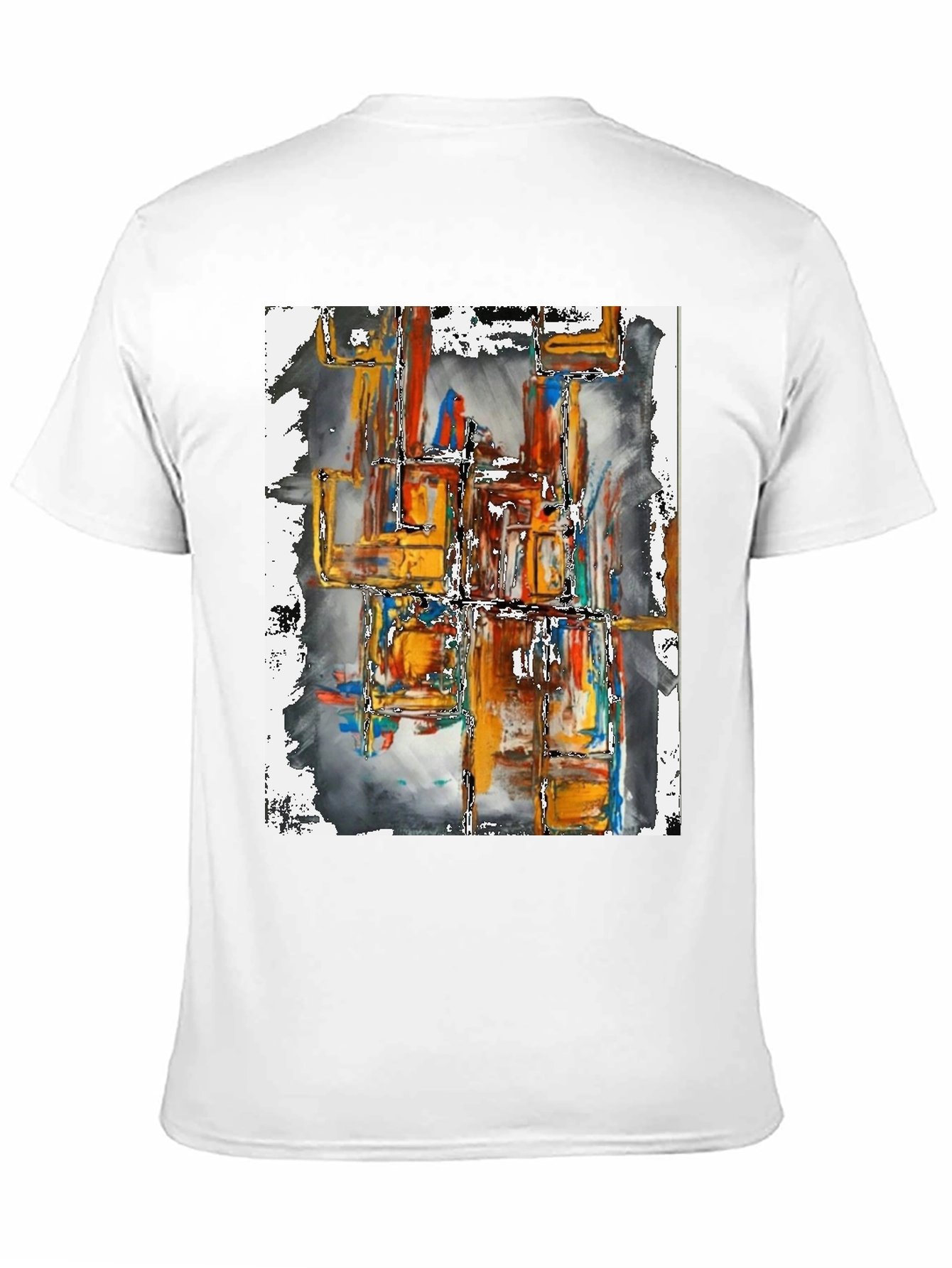 Abstract Art Graphic Tee - Modern Streetwear Shirt