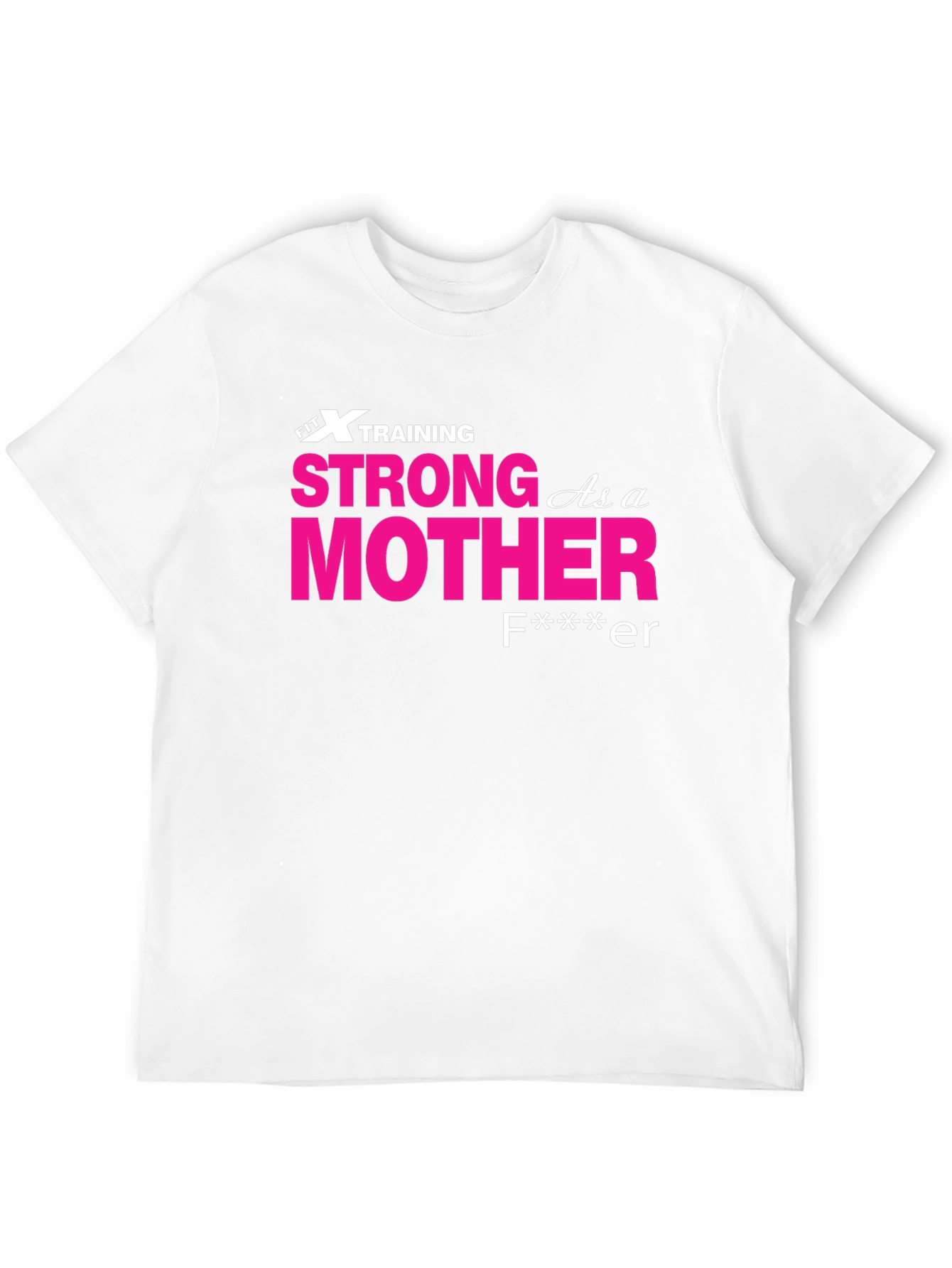 Strong As A Mother T-Shirt - Black Crew Neck