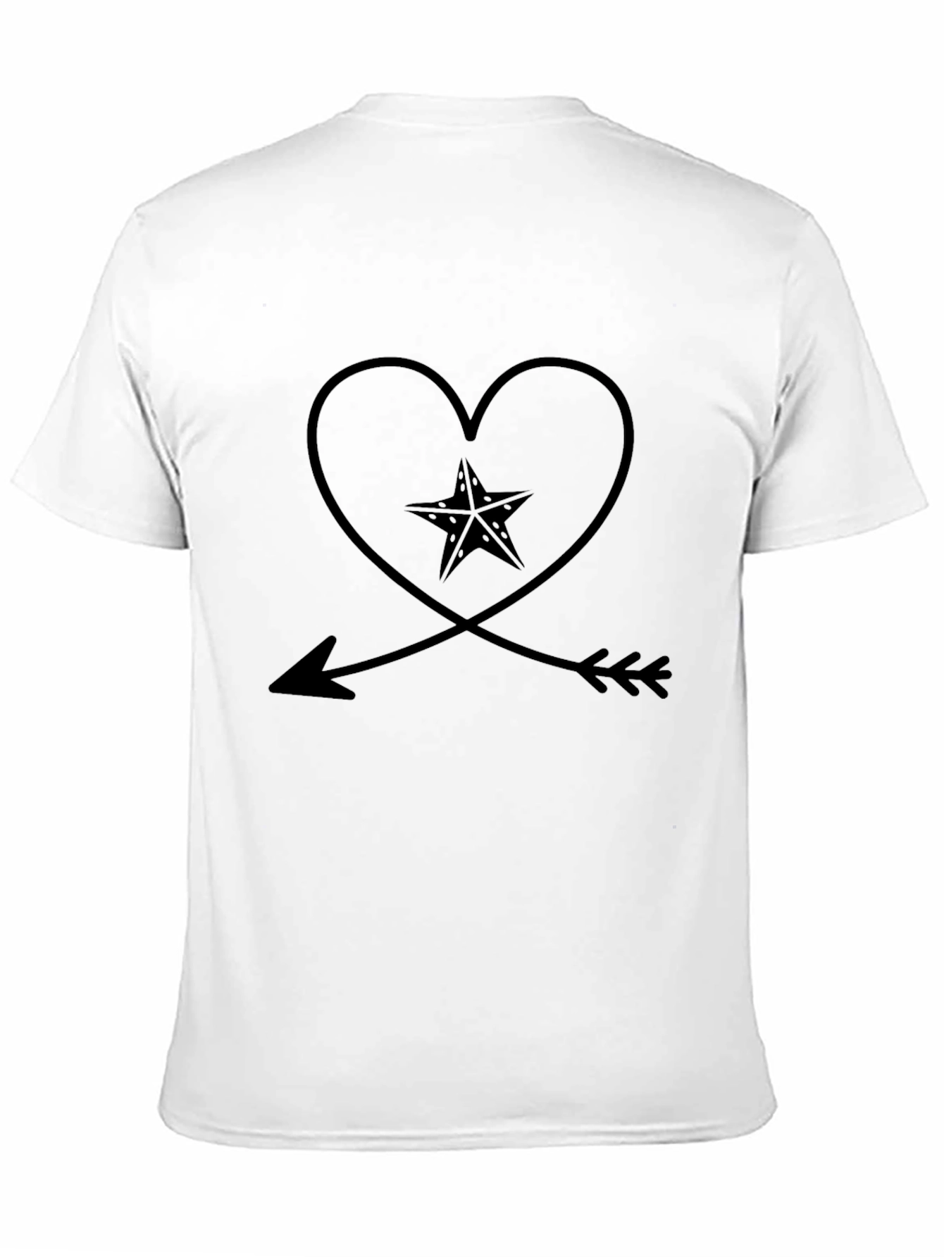Heart Arrow Star Graphic Tee