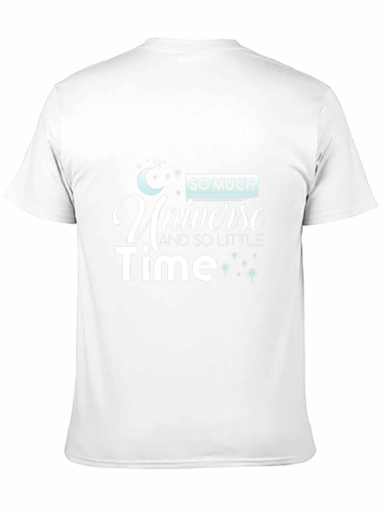Universe & Time Graphic Print Black T-Shirt