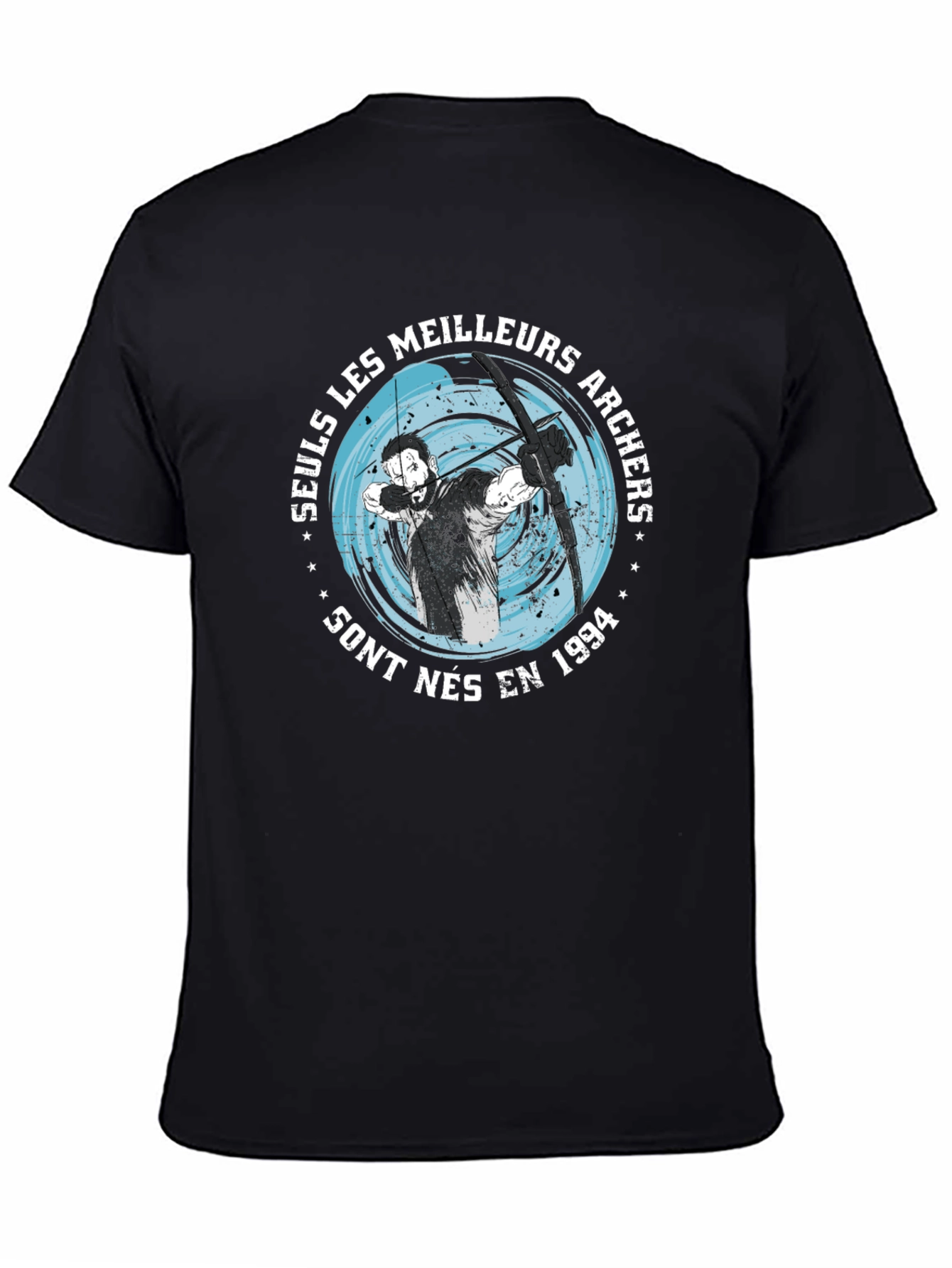 Archers Born in 1994 Black Graphic Tee