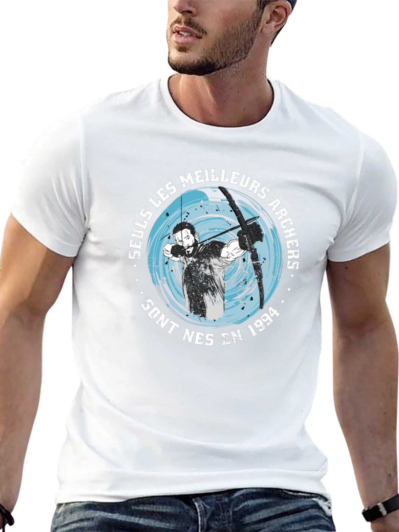 Archers Born in 1994 Black Graphic Tee
