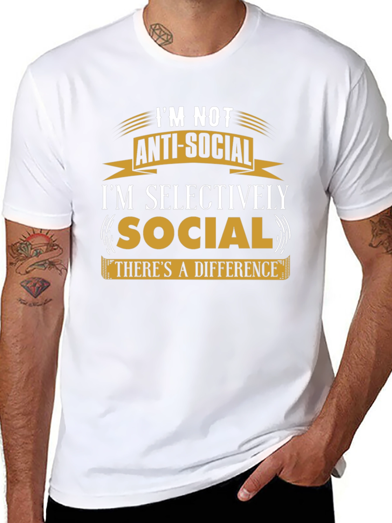 Im Not Anti-Social T-Shirt
