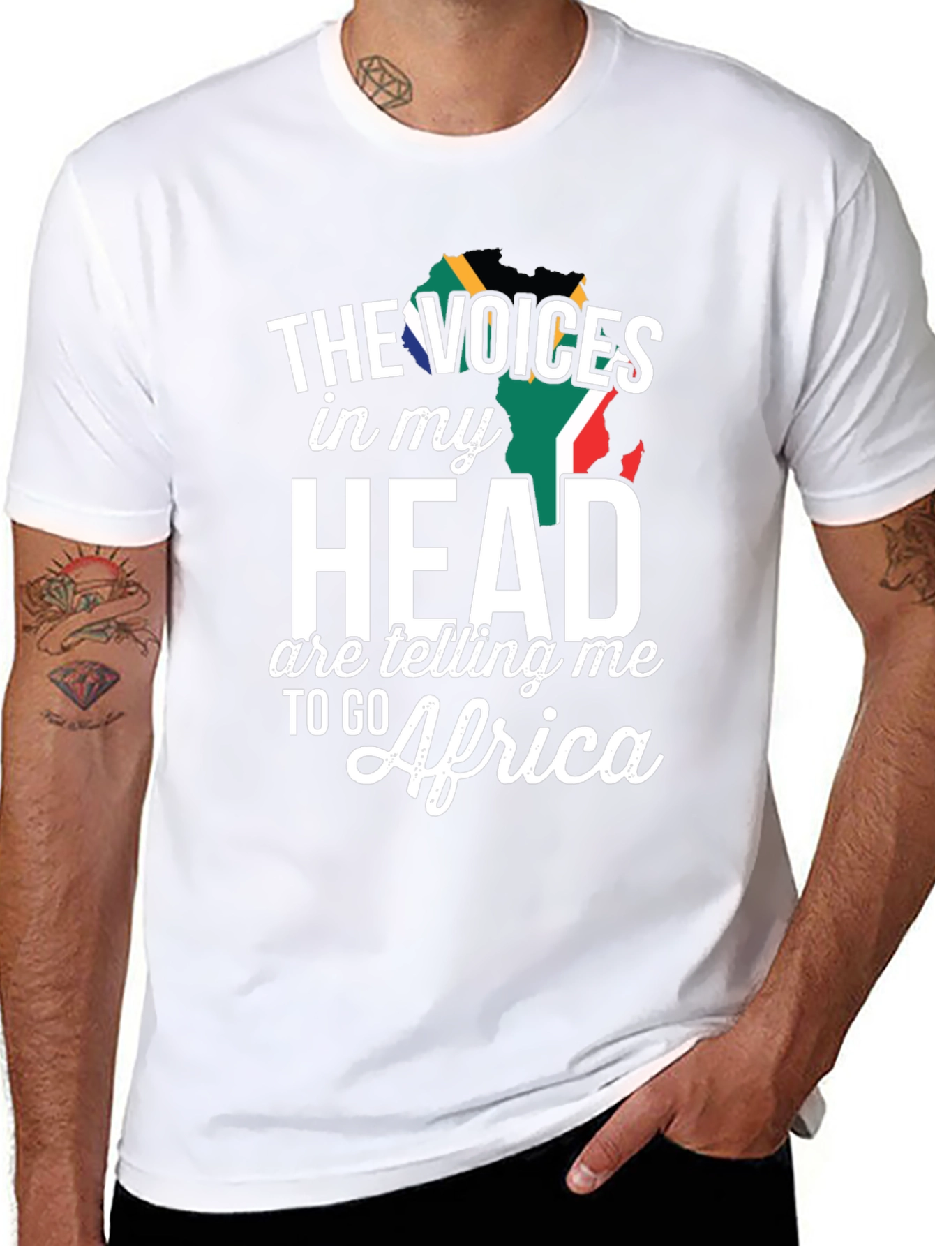 Voices in My Head Africa T-Shirt