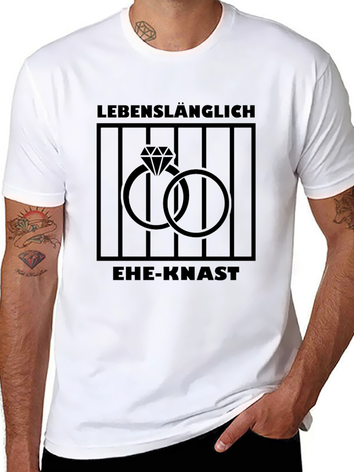 Lifelong Marriage Jail T-Shirt - Funny Wedding Gift