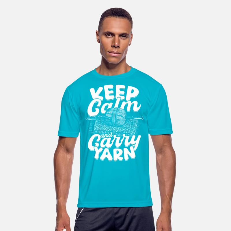 Knitting Yarn Knitter Keep calm and carry yarn