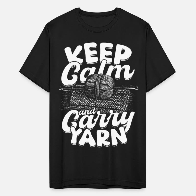 Knitting Yarn Knitter Keep calm and carry yarn