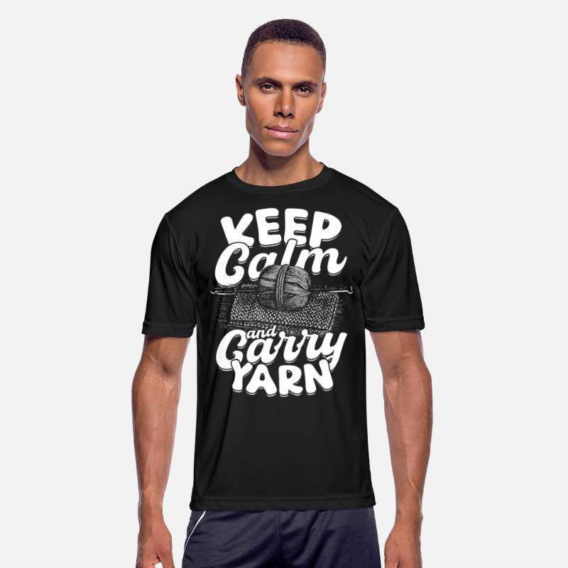 Knitting Yarn Knitter Keep calm and carry yarn