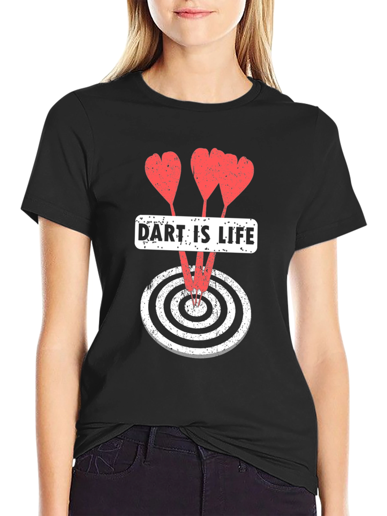 Dart Is Life T-Shirt Dartboard Design