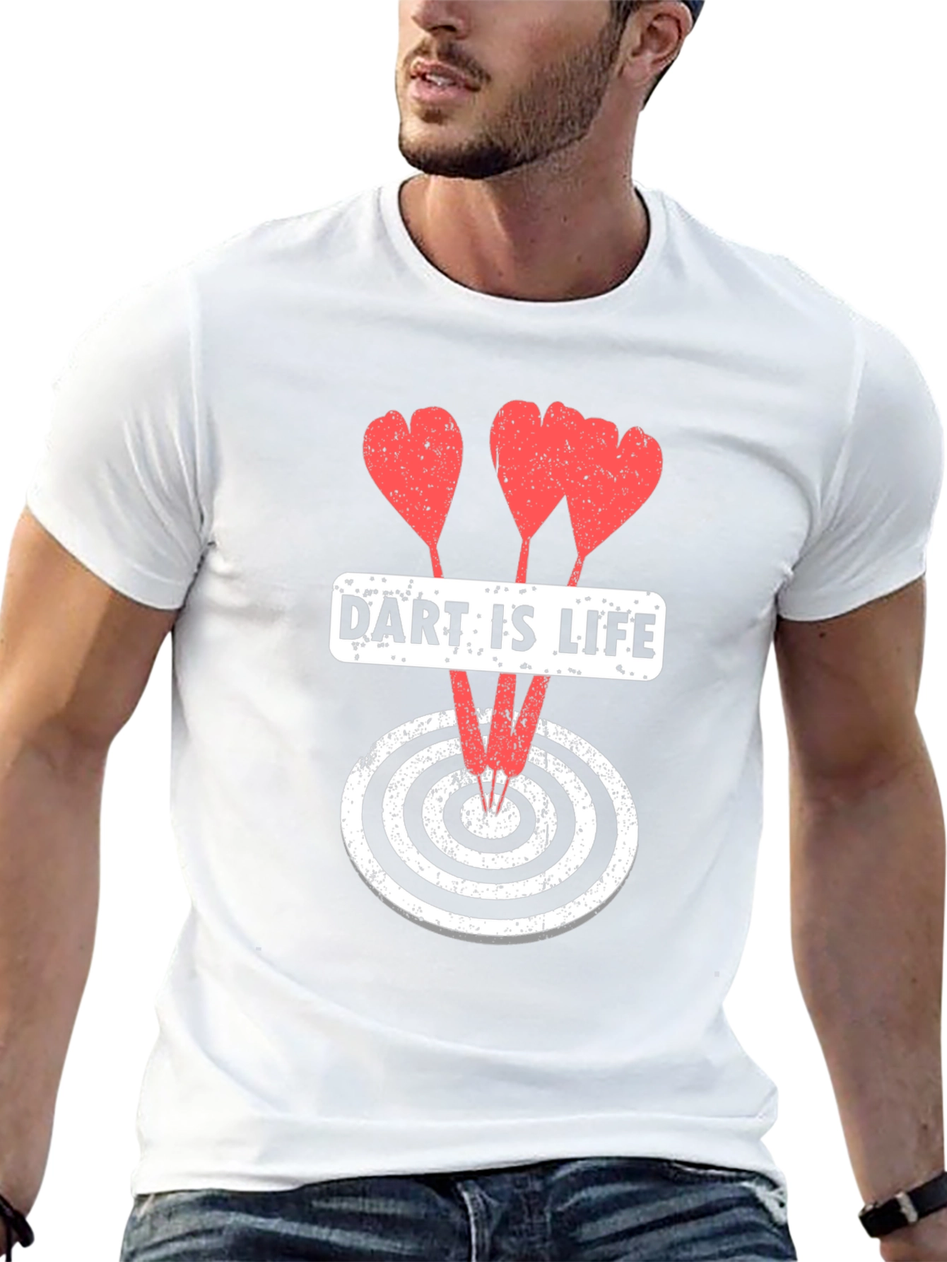 Dart Is Life T-Shirt Dartboard Design