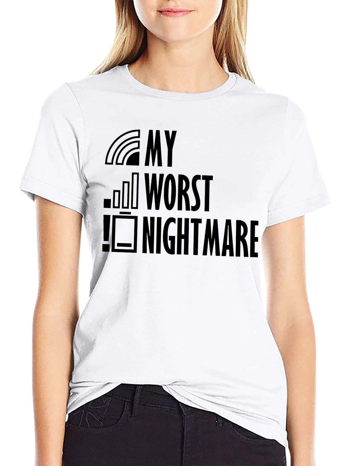 My Worst Nightmare - Funny Tech Black T-Shirt