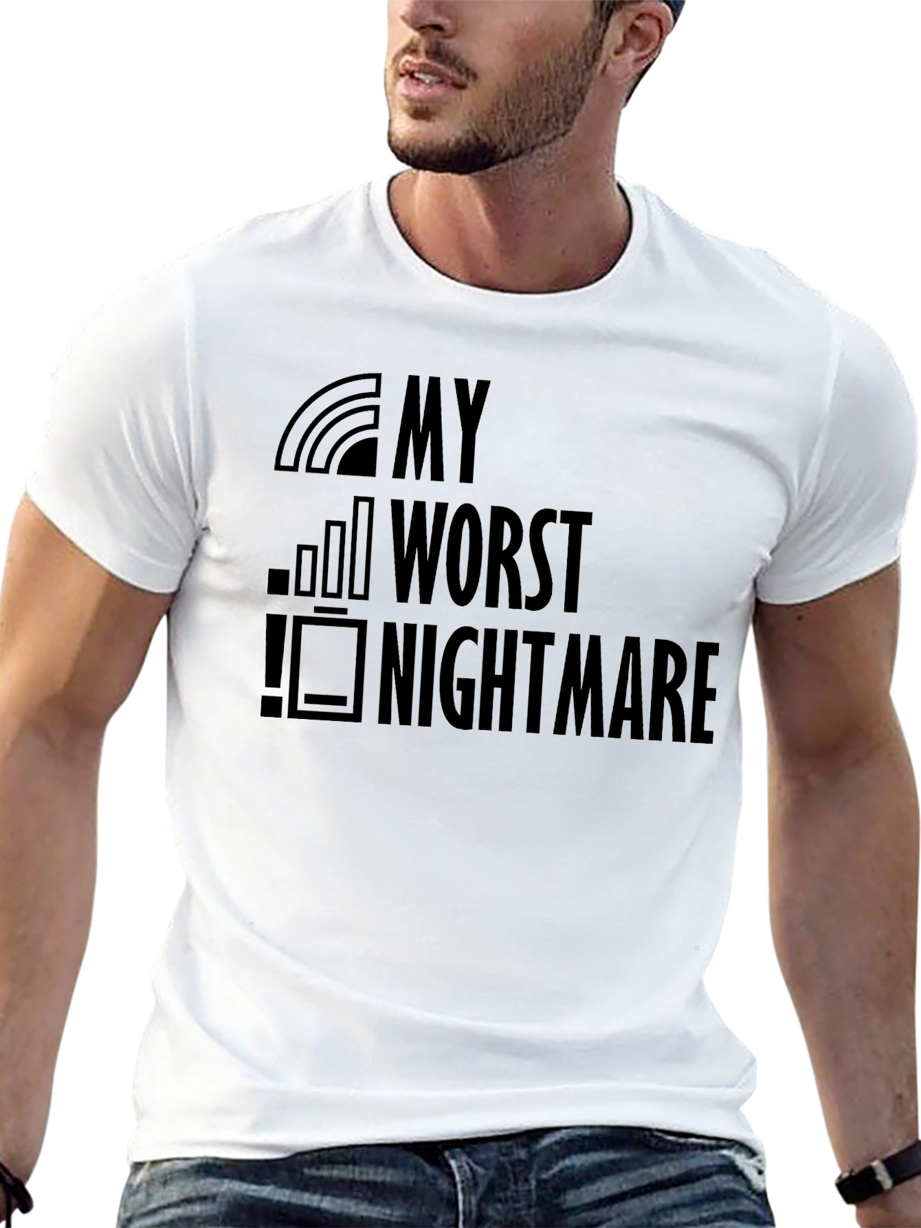 My Worst Nightmare - Funny Tech Black T-Shirt