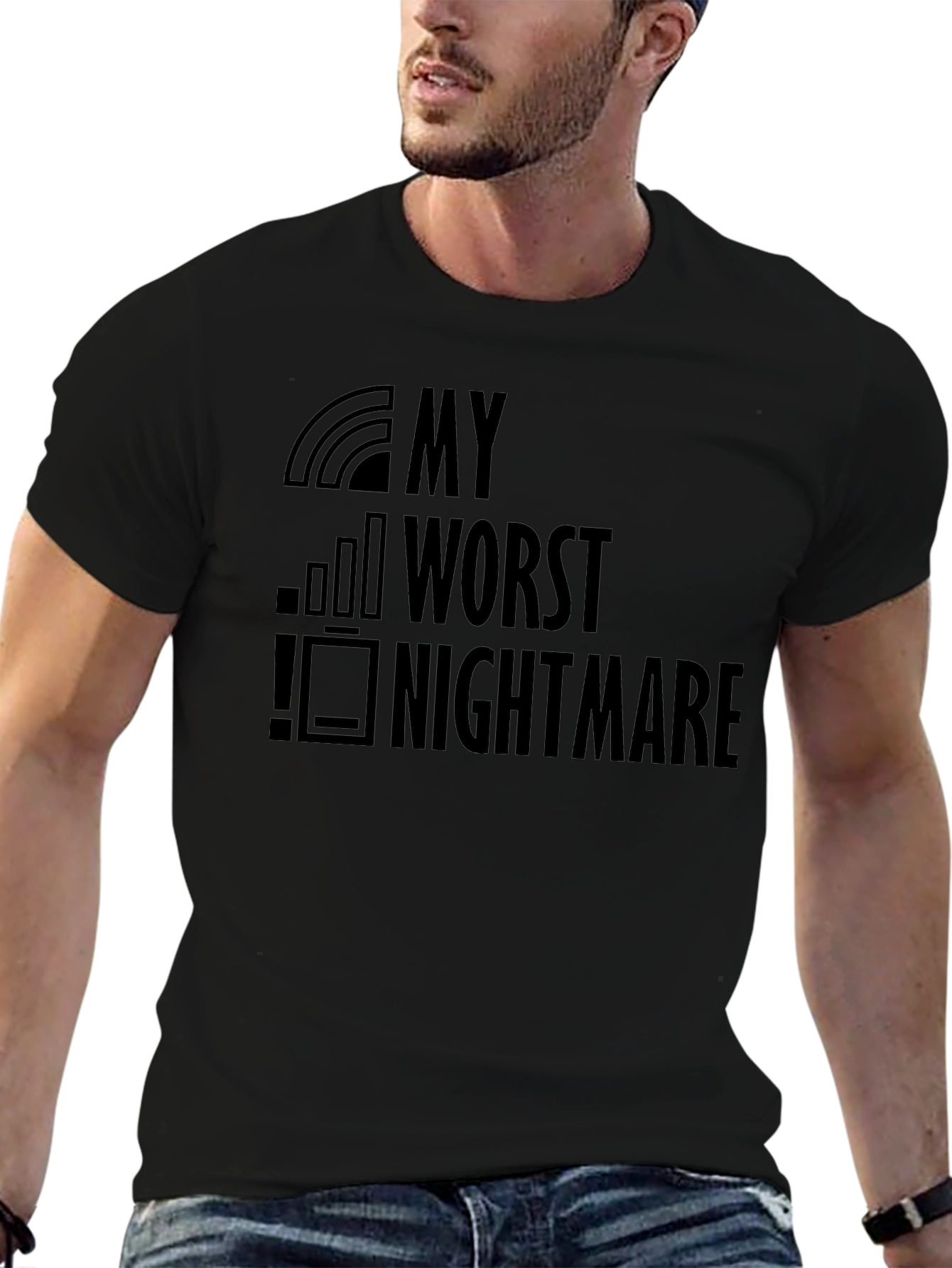 My Worst Nightmare - Funny Tech Black T-Shirt