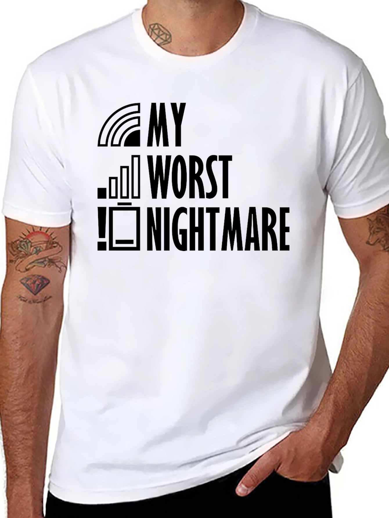My Worst Nightmare - Funny Tech Black T-Shirt