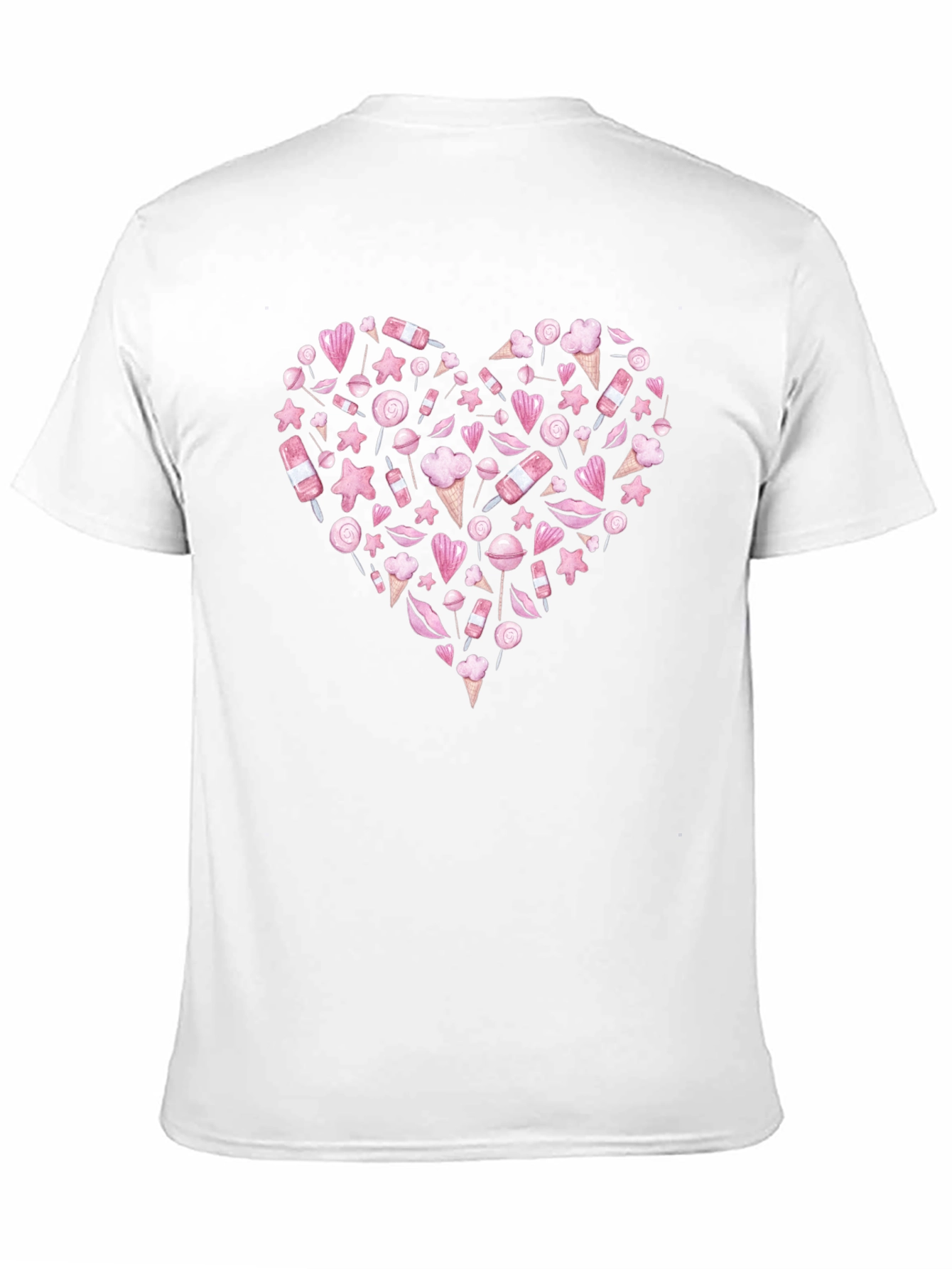 Sweet Heart Candy Graphic T-Shirt