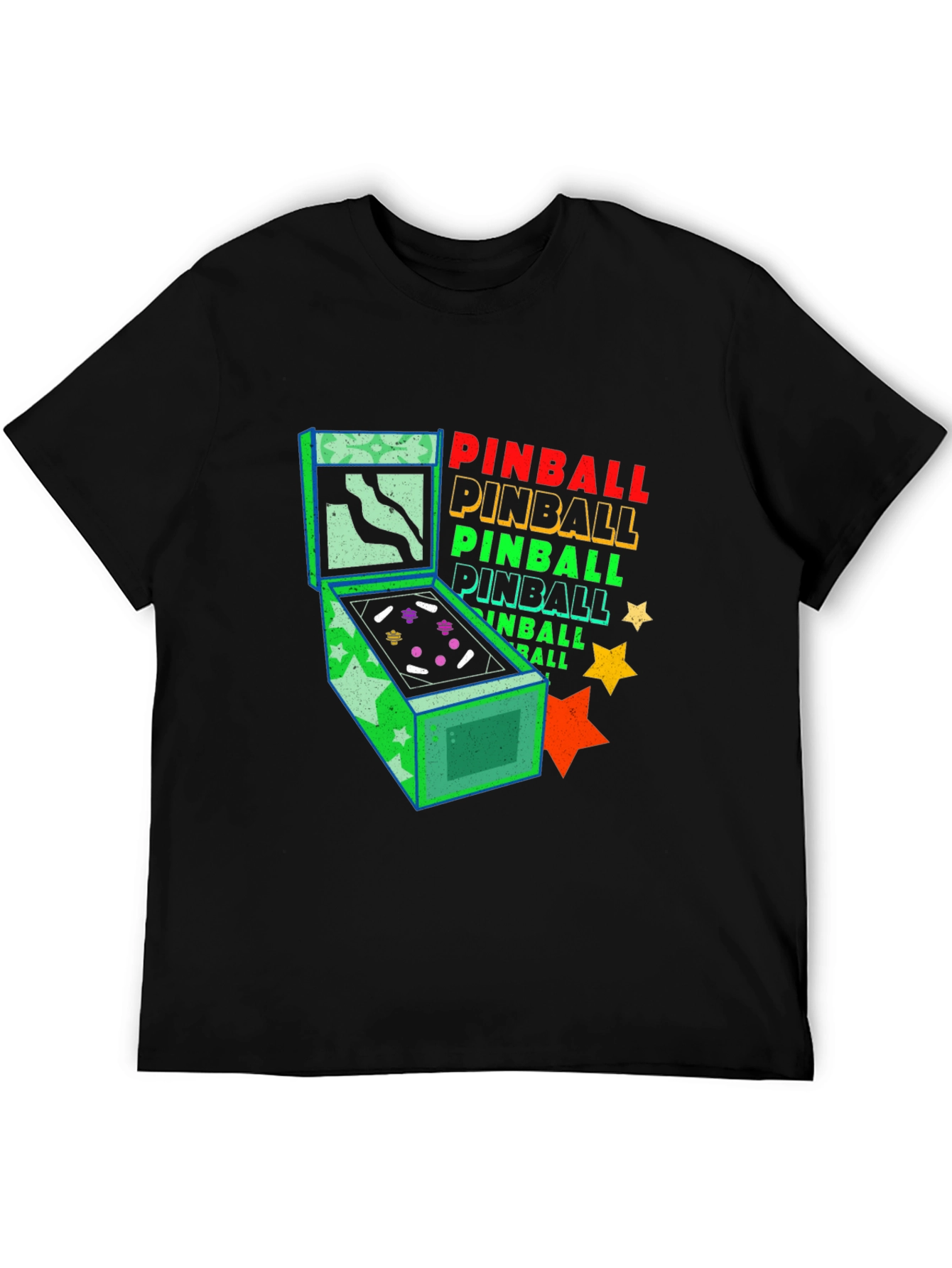 Retro Pinball Machine Graphic Tee