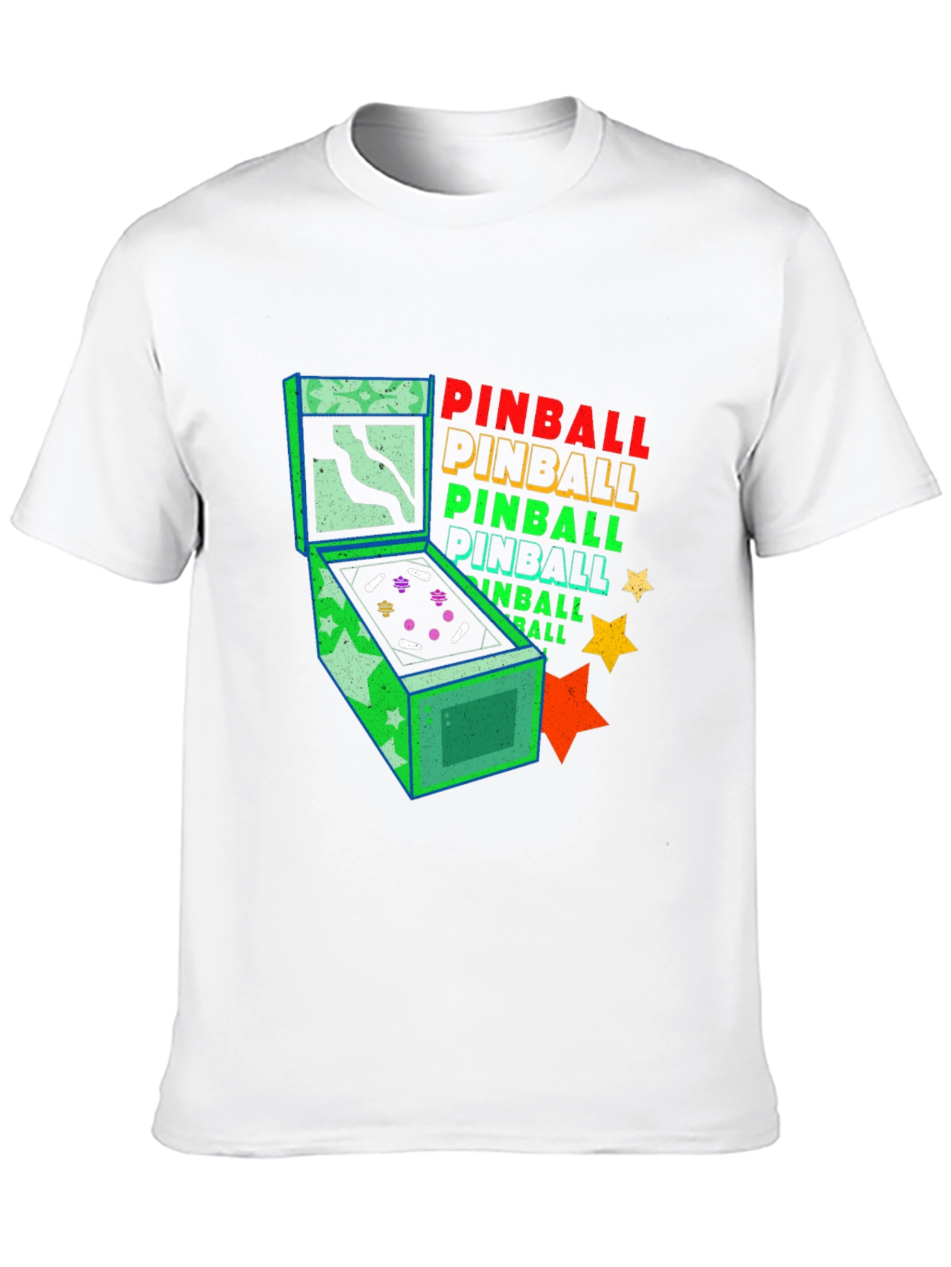 Retro Pinball Machine Graphic Tee