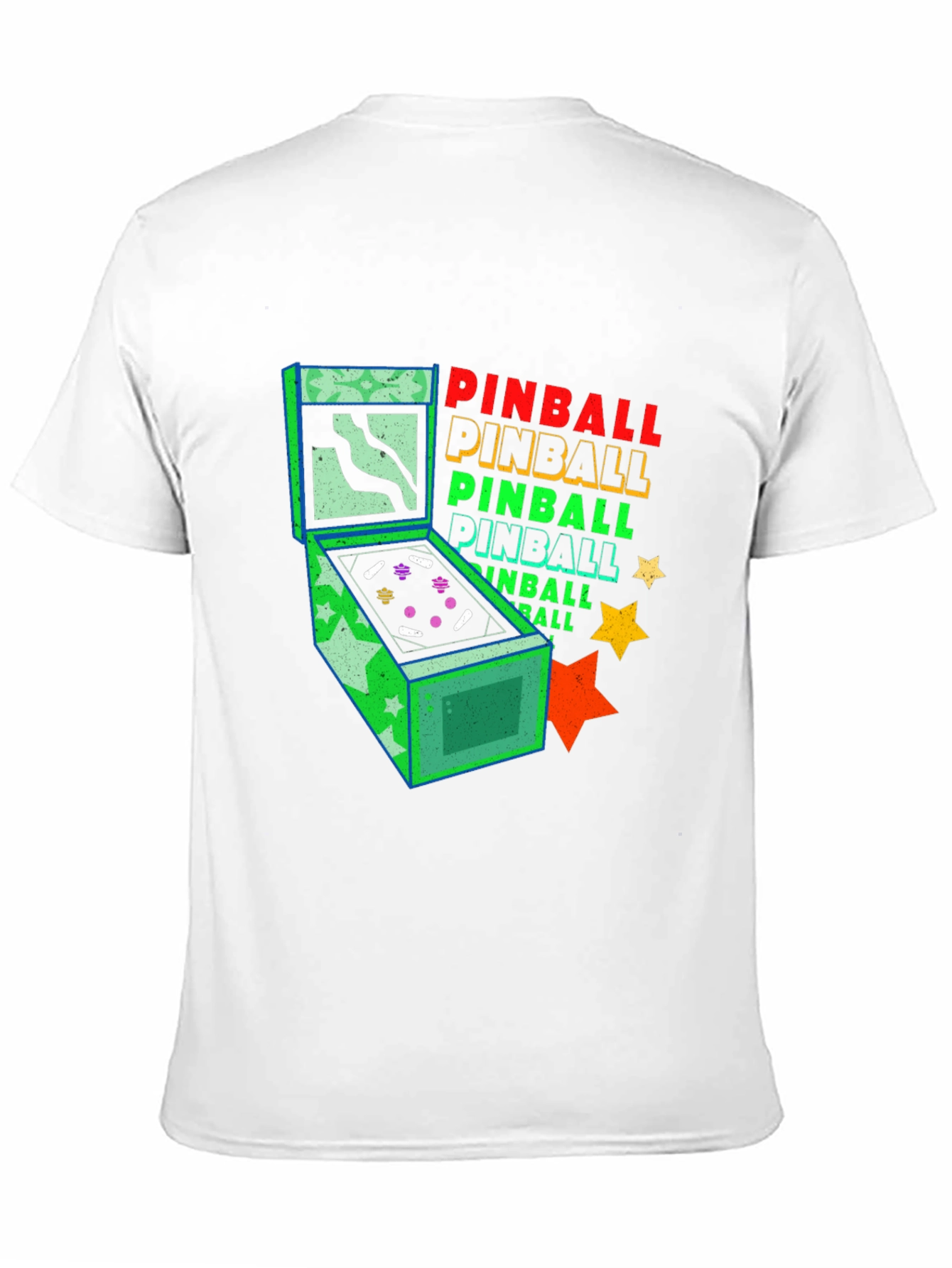 Retro Pinball Machine Graphic Tee