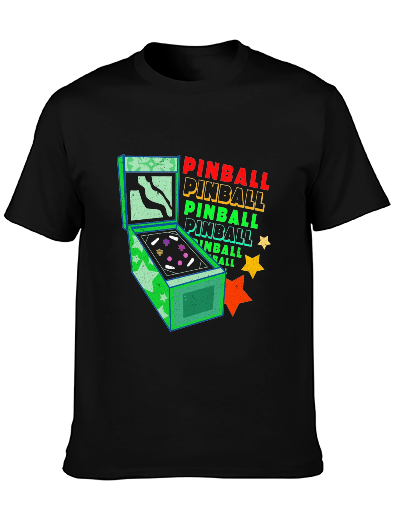 Retro Pinball Machine Graphic Tee