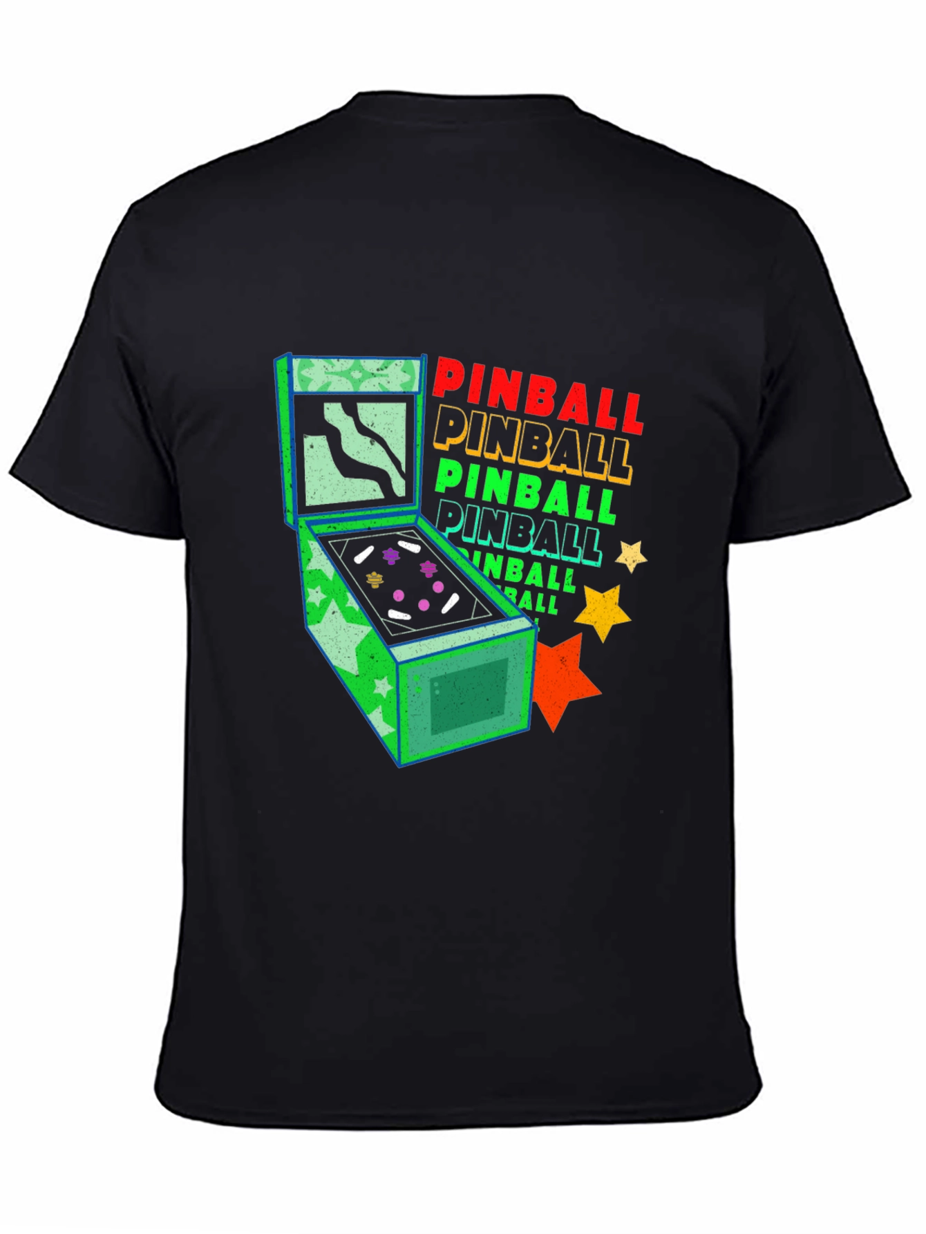 Retro Pinball Machine Graphic Tee