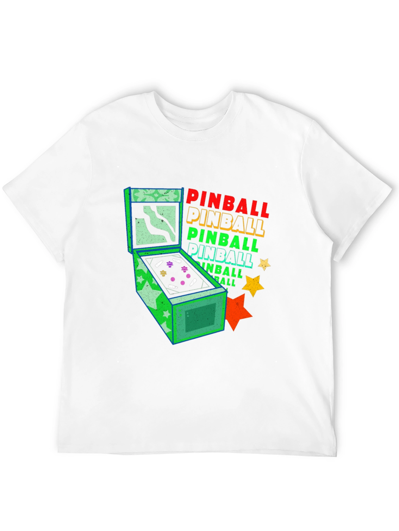 Retro Pinball Machine Graphic Tee