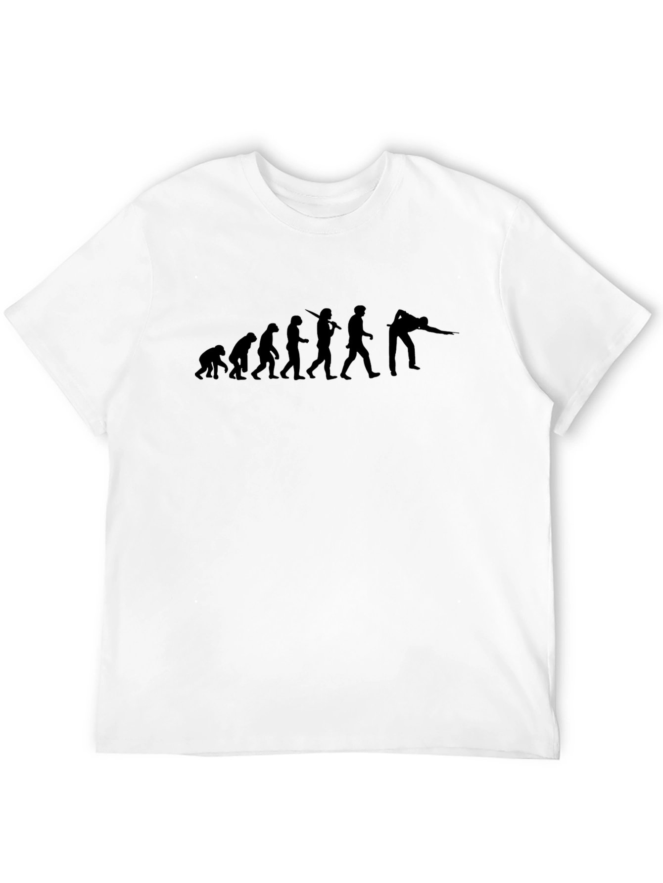 Evolution of Pool Black T-Shirt