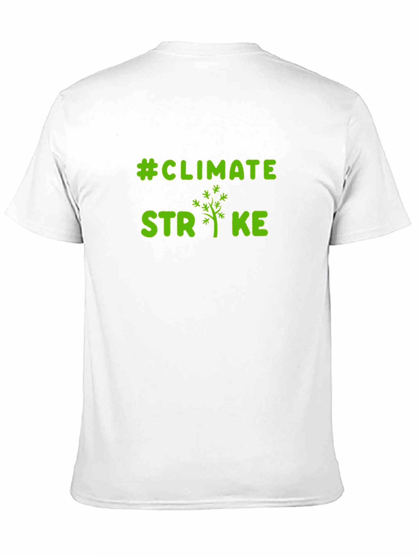 Climate Strike Graphic Tee - Black Cotton T-Shirt