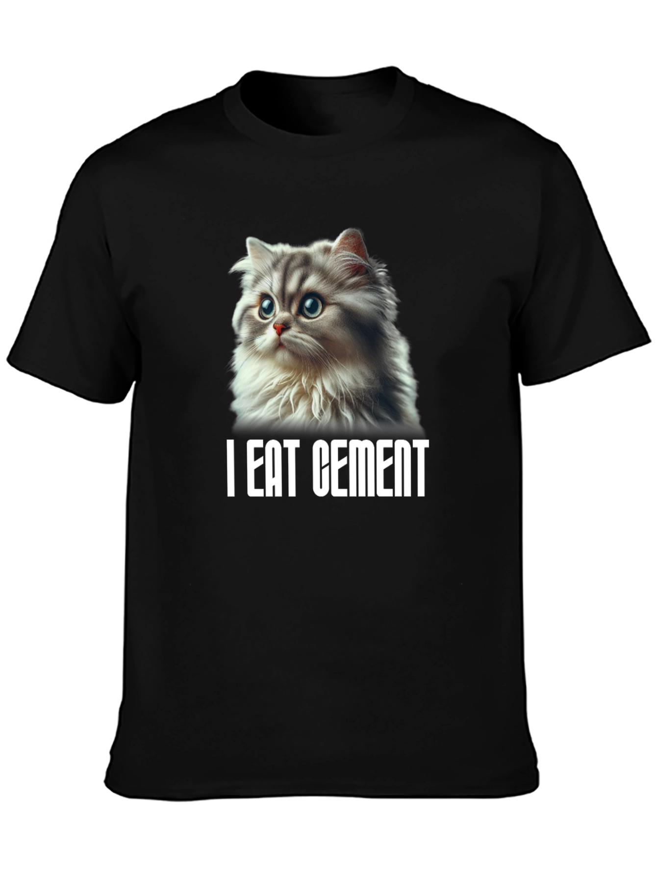 I Eat Cement Cat T-Shirt