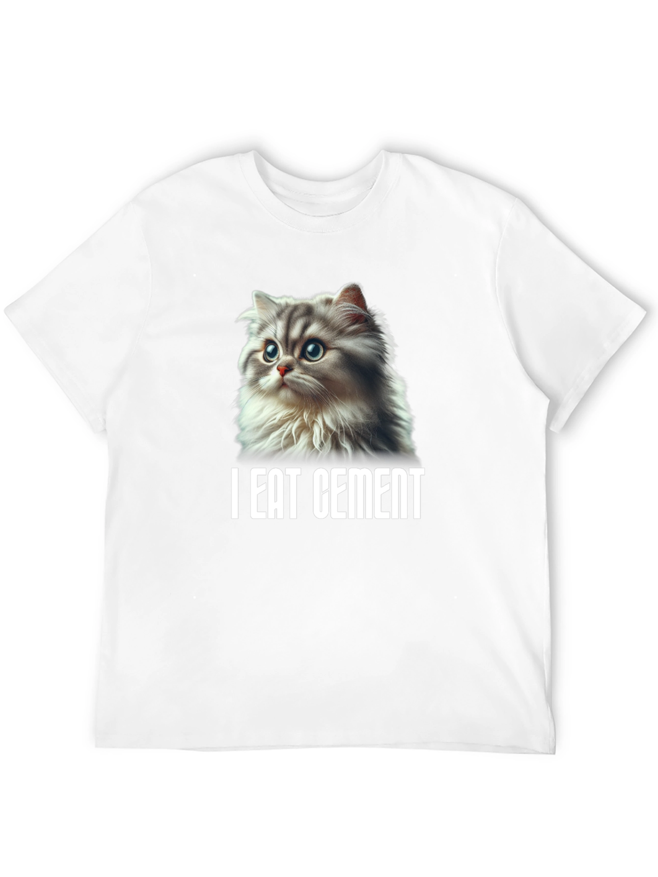 I Eat Cement Cat T-Shirt