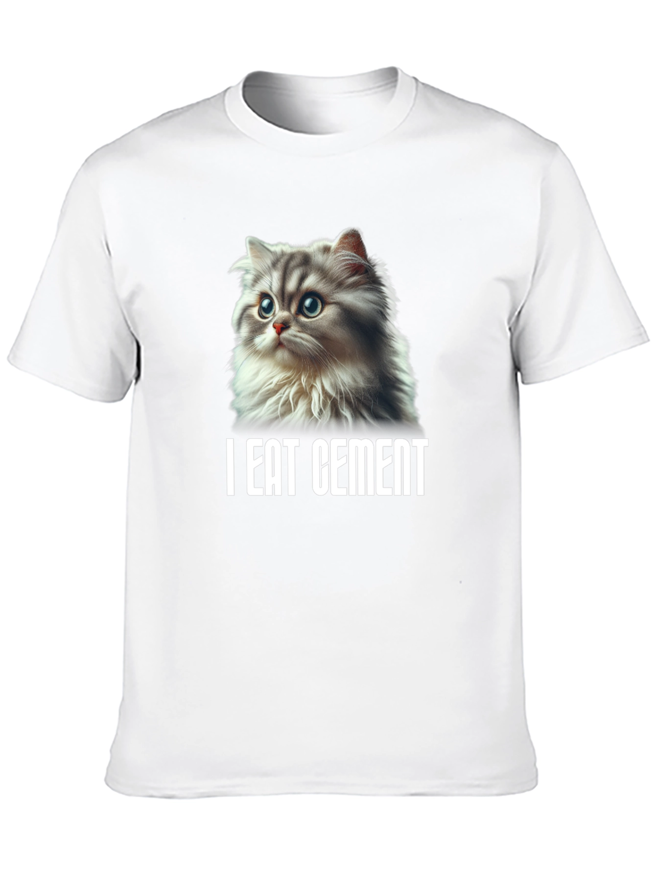 I Eat Cement Cat T-Shirt