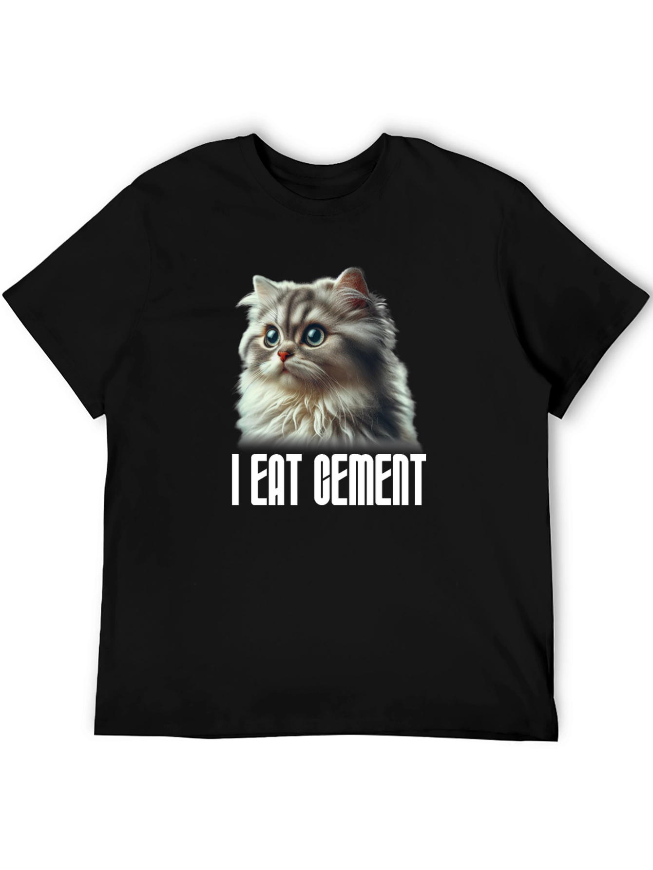 I Eat Cement Cat T-Shirt
