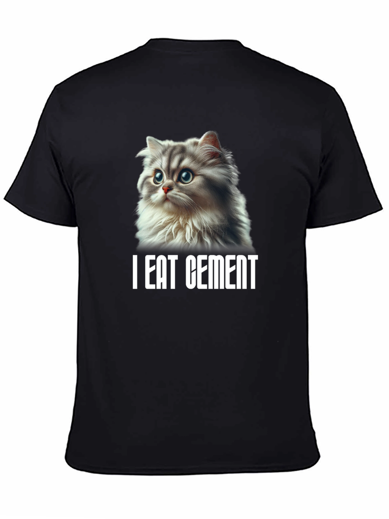 I Eat Cement Cat T-Shirt