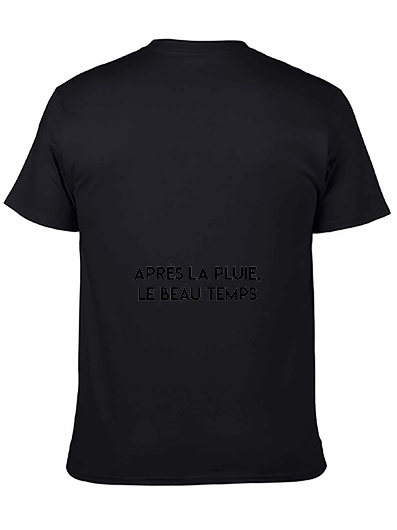 Apres La Pluie T-Shirt - Black Crew Neck