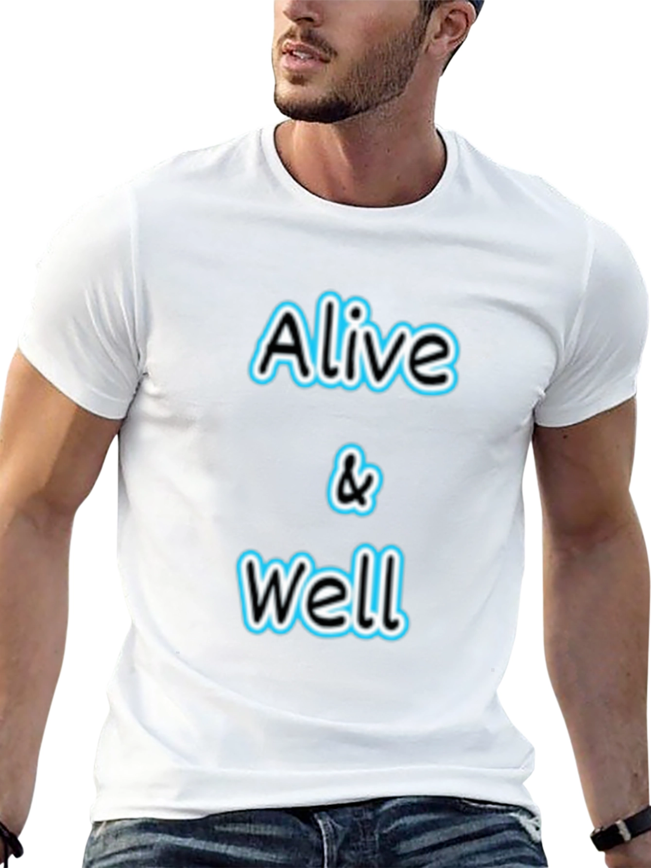 Alive & Well Graphic Black T-Shirt