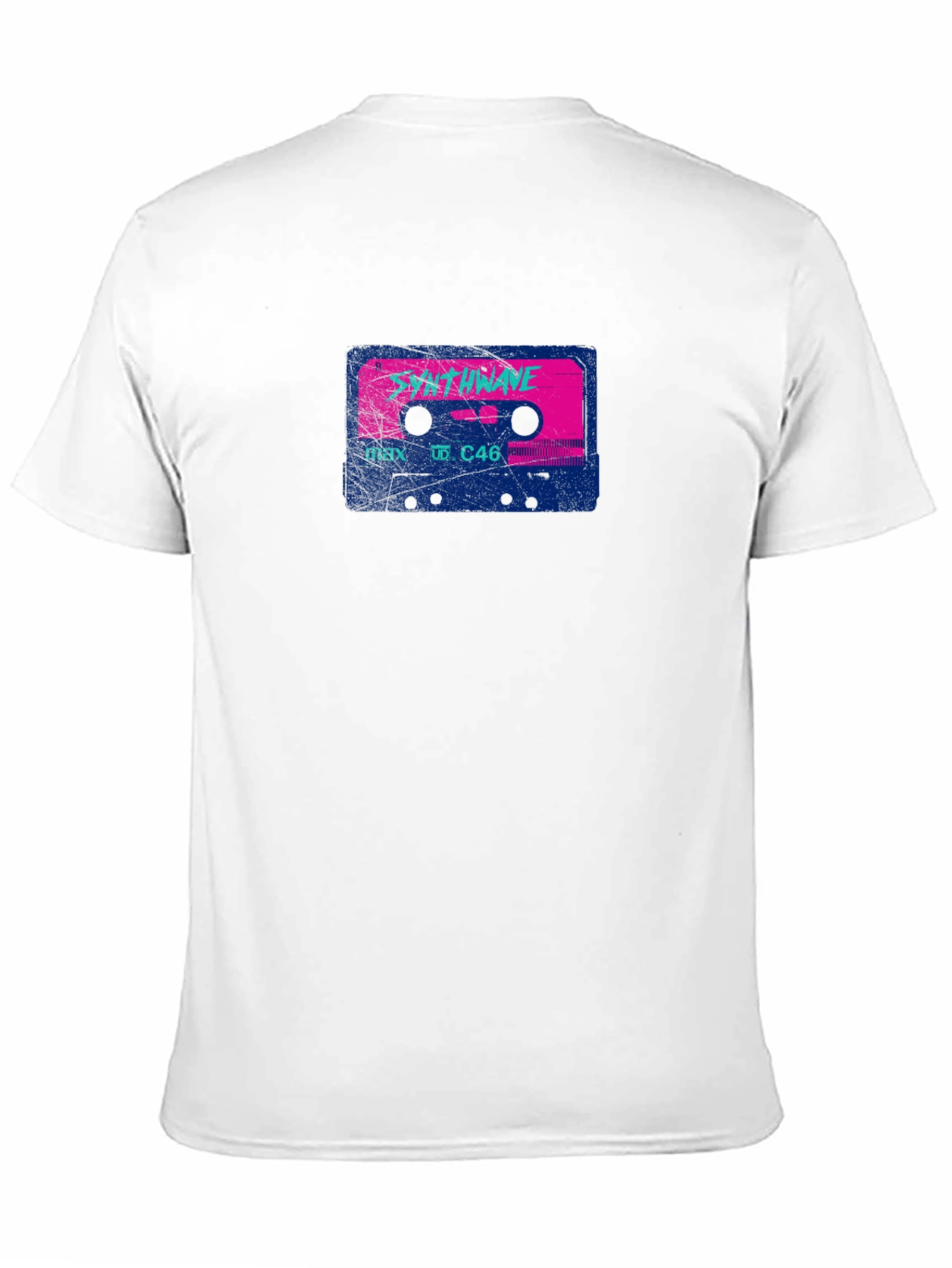 Synthwave Cassette Tape T-Shirt Retro 80s Style Tee