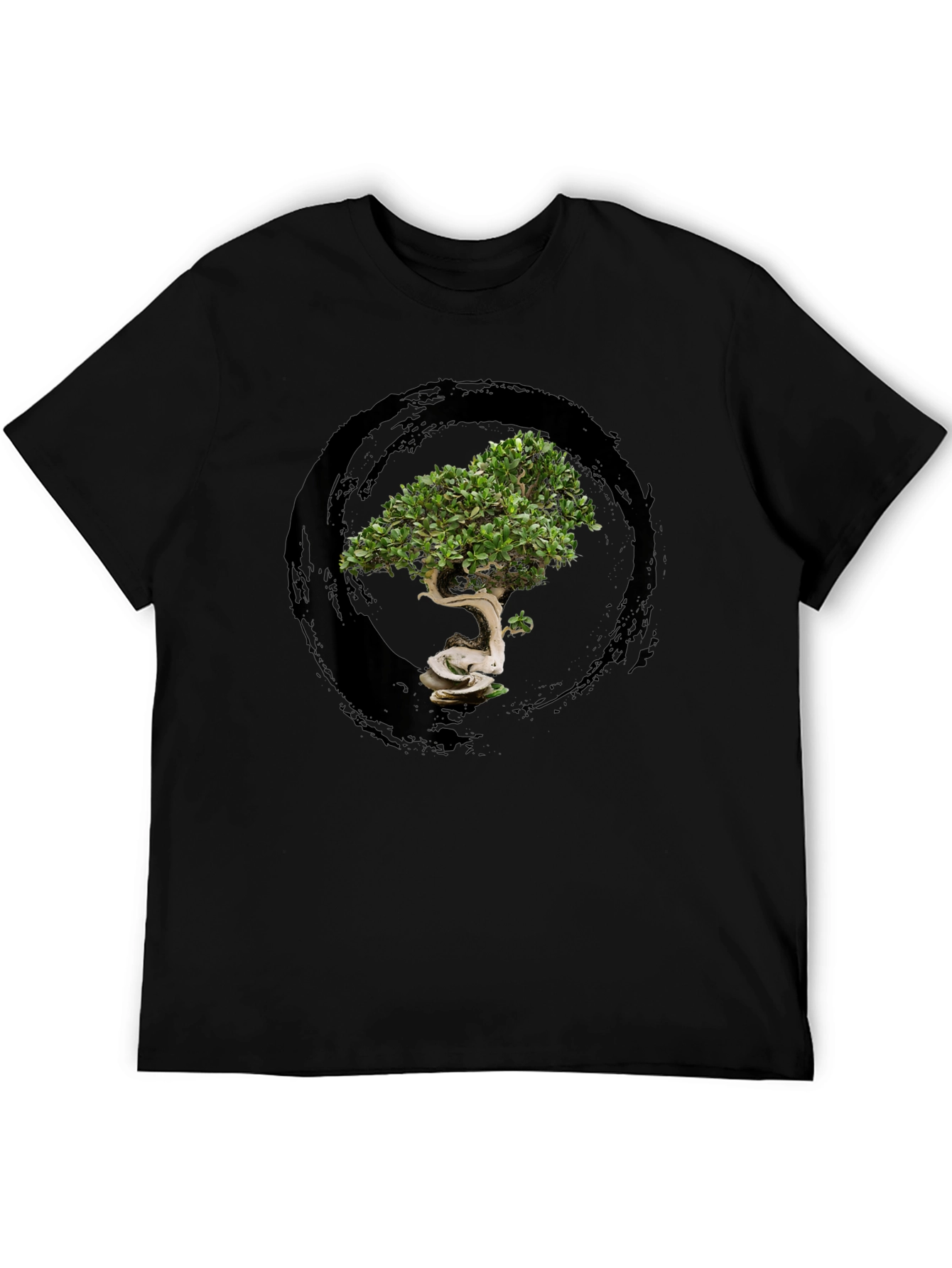 Bonsai Tree Graphic Tee - Zen Style