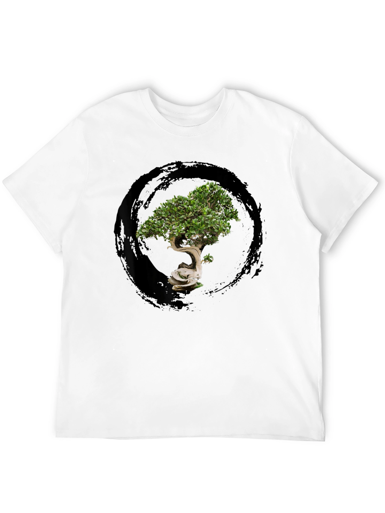 Bonsai Tree Graphic Tee - Zen Style