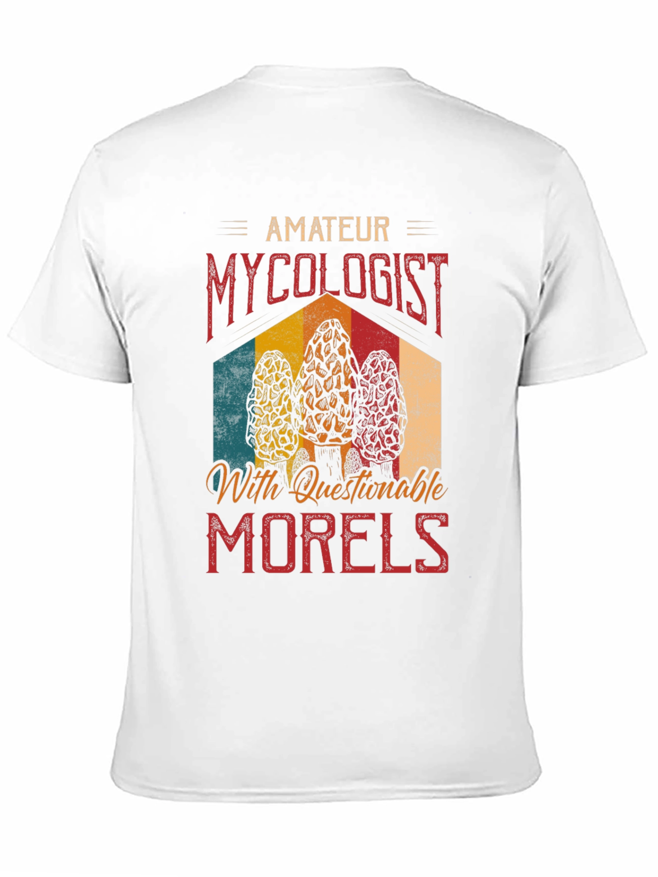 Amateur Mycologist Morel Mushroom Graphic T-Shirt