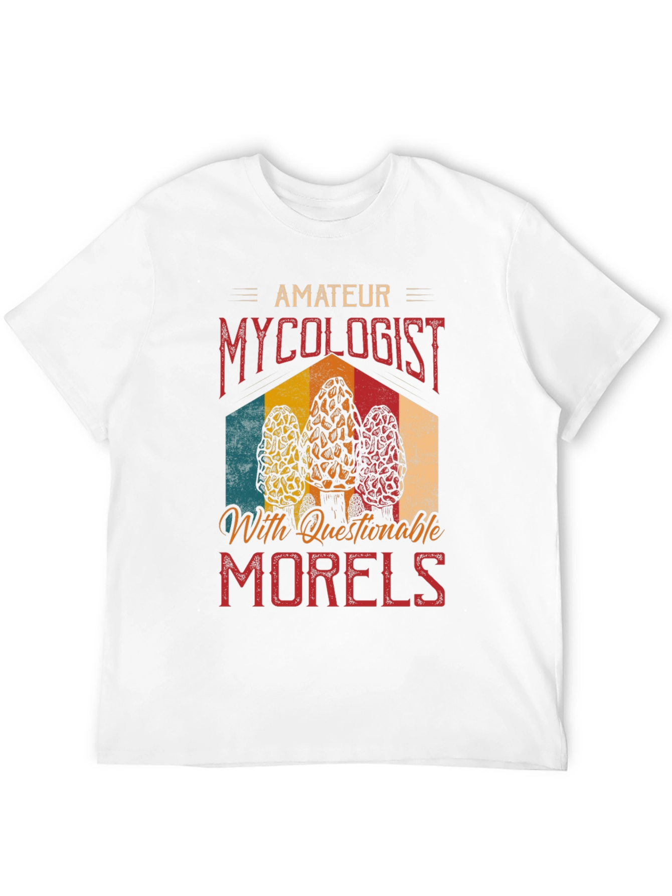 Amateur Mycologist Morel Mushroom Graphic T-Shirt