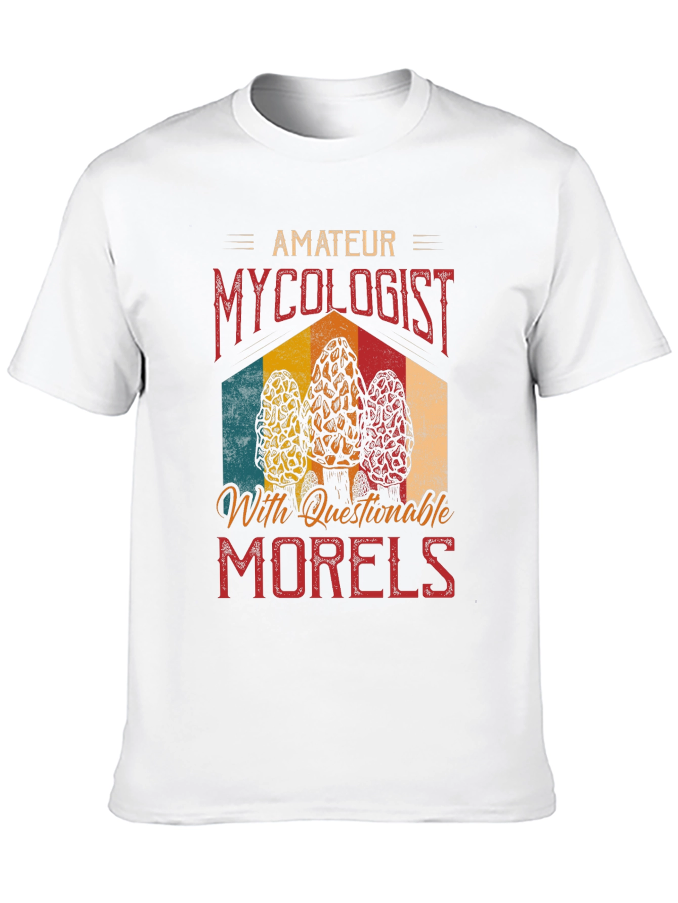 Amateur Mycologist Morel Mushroom Graphic T-Shirt